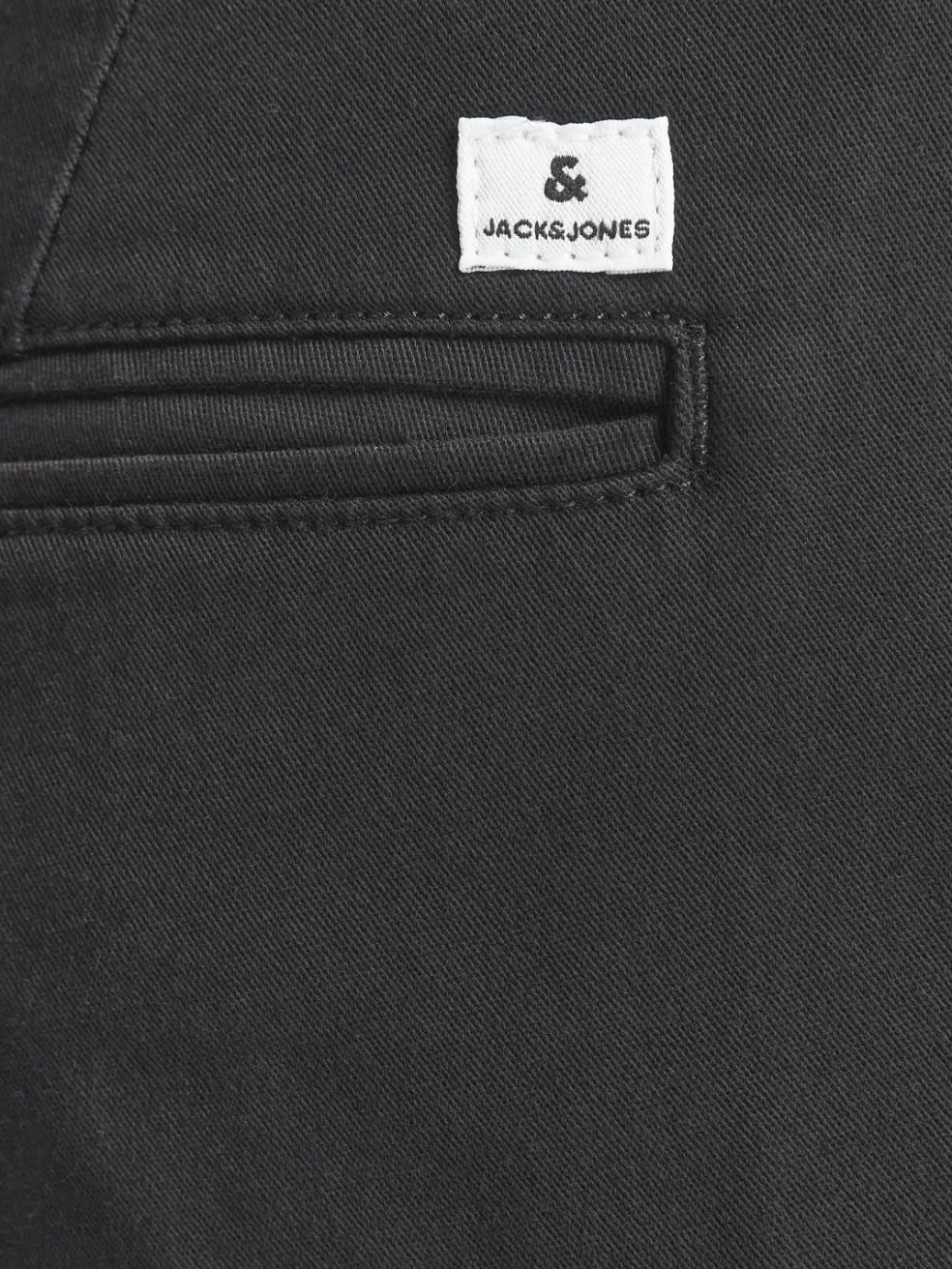 JACK & JONES Marco Dave loose fit, heren chino, zwart