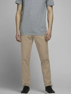 JACK & JONES Marco Dave Pk loose fit, heren chino, beige blauw