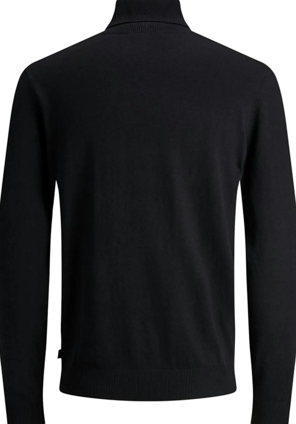 JACK & JONES slim fit coltrui katoen, zwart