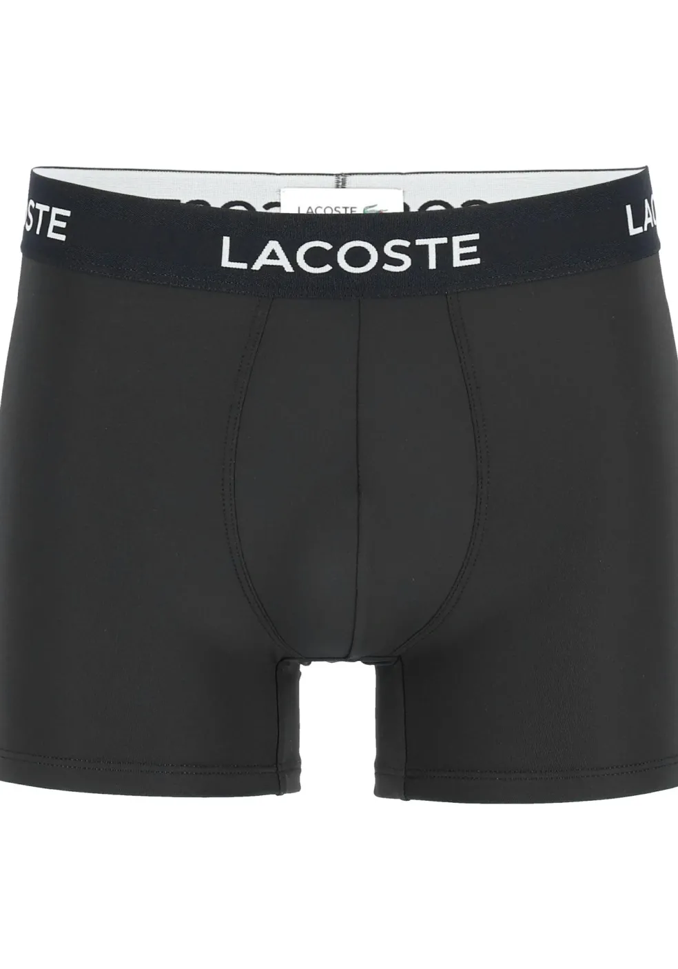 Lacoste Boxer Trunks (3-pack), heren boxers microfiber kort, zwart