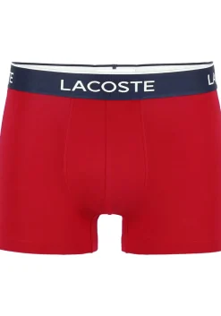 Lacoste Boxer Trunks (3-pack), heren boxers kort, blauw en rood