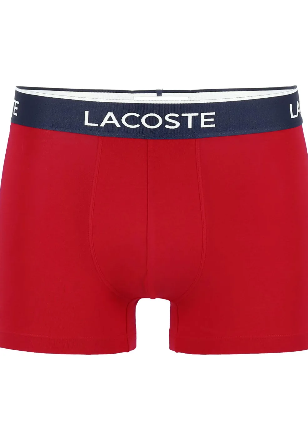 Lacoste Boxer Trunks (3-pack), heren boxers kort, blauw en rood