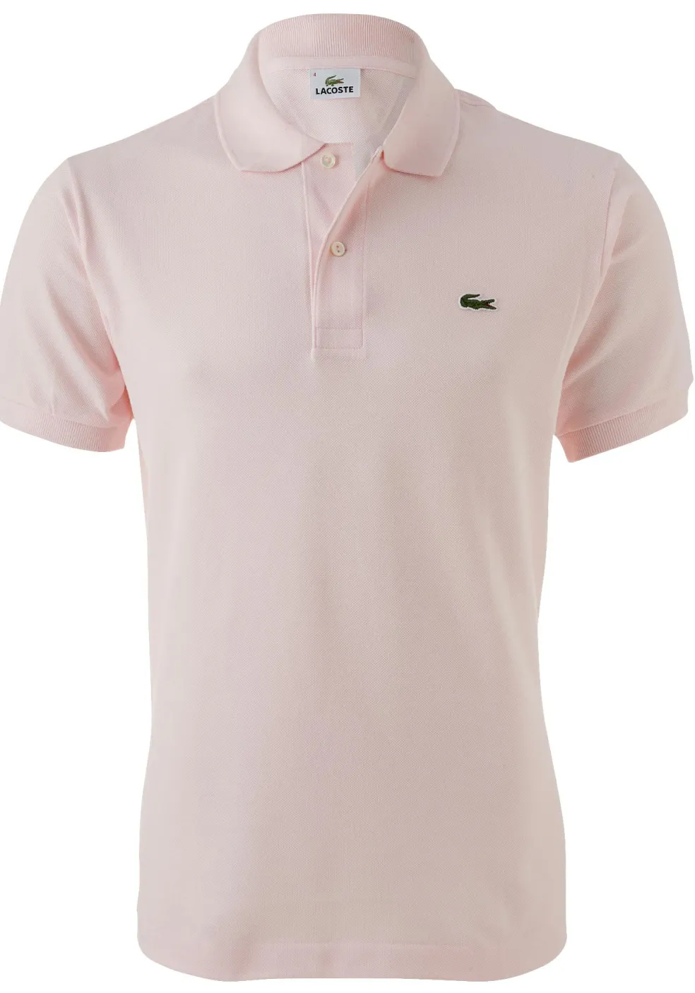 Lacoste Classic Fit polo, flamingo roze