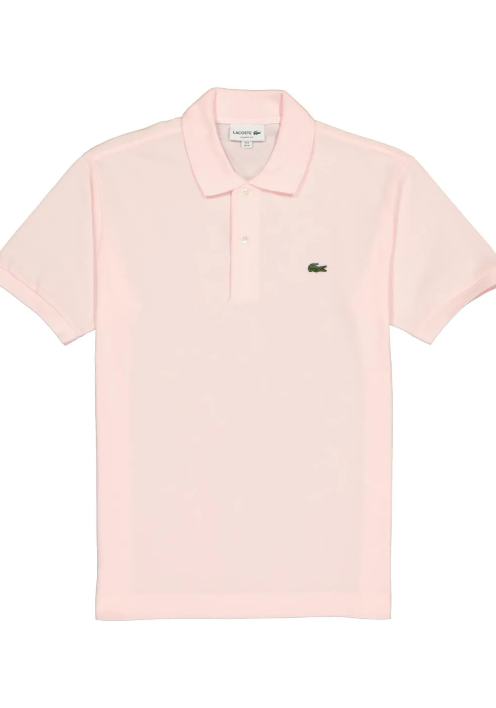 Lacoste Classic Fit polo, flamingo roze