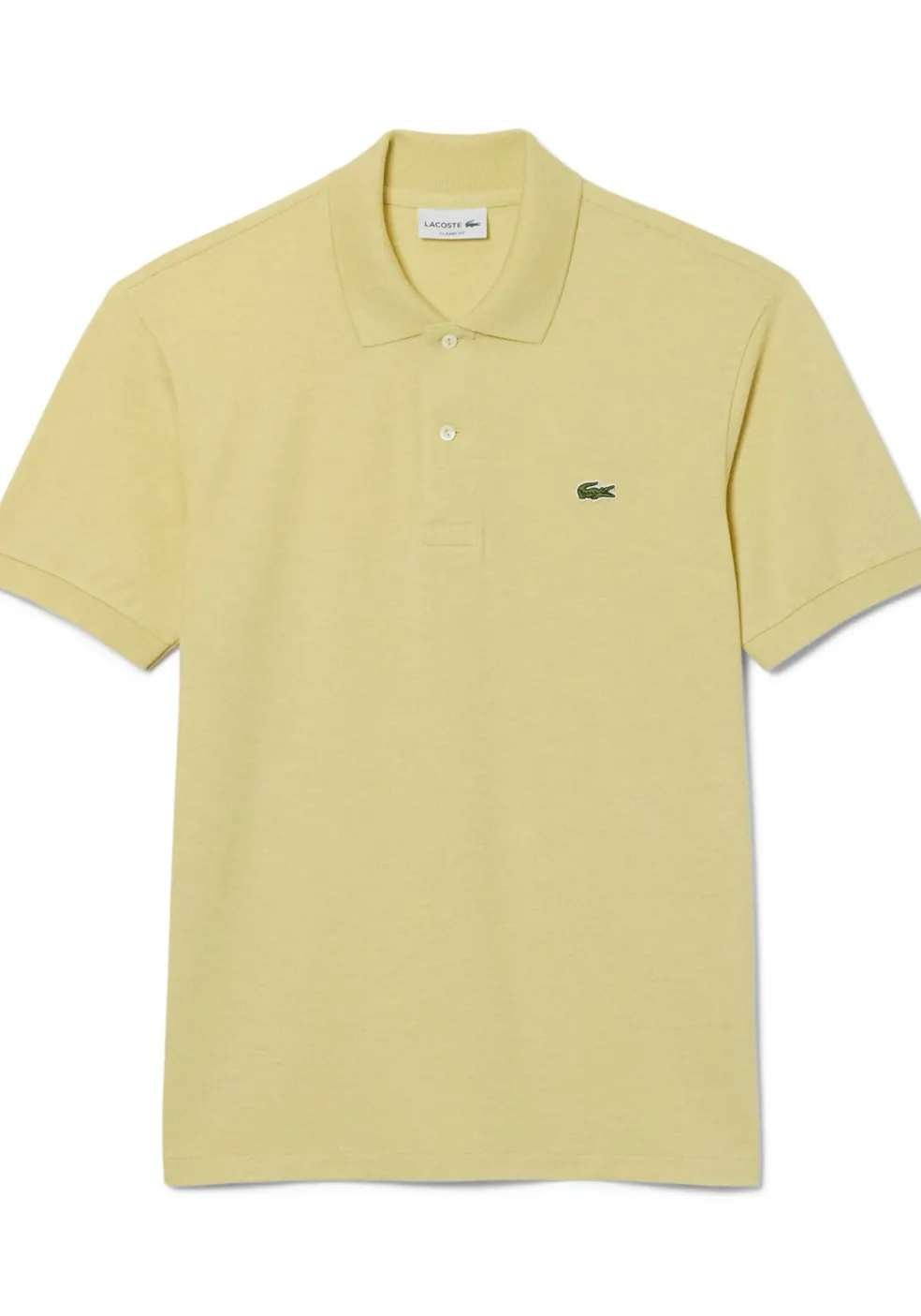 Lacoste Classic Fit polo, geel melange