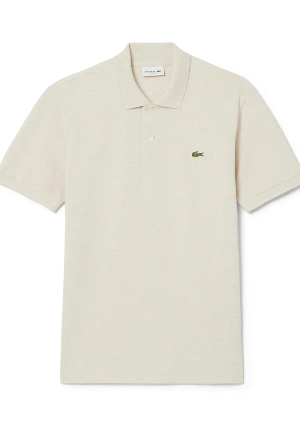 Lacoste Classic Fit polo, grijs beige