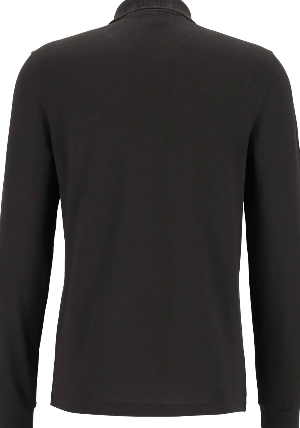Lacoste Classic Fit polo lange mouw, zwart