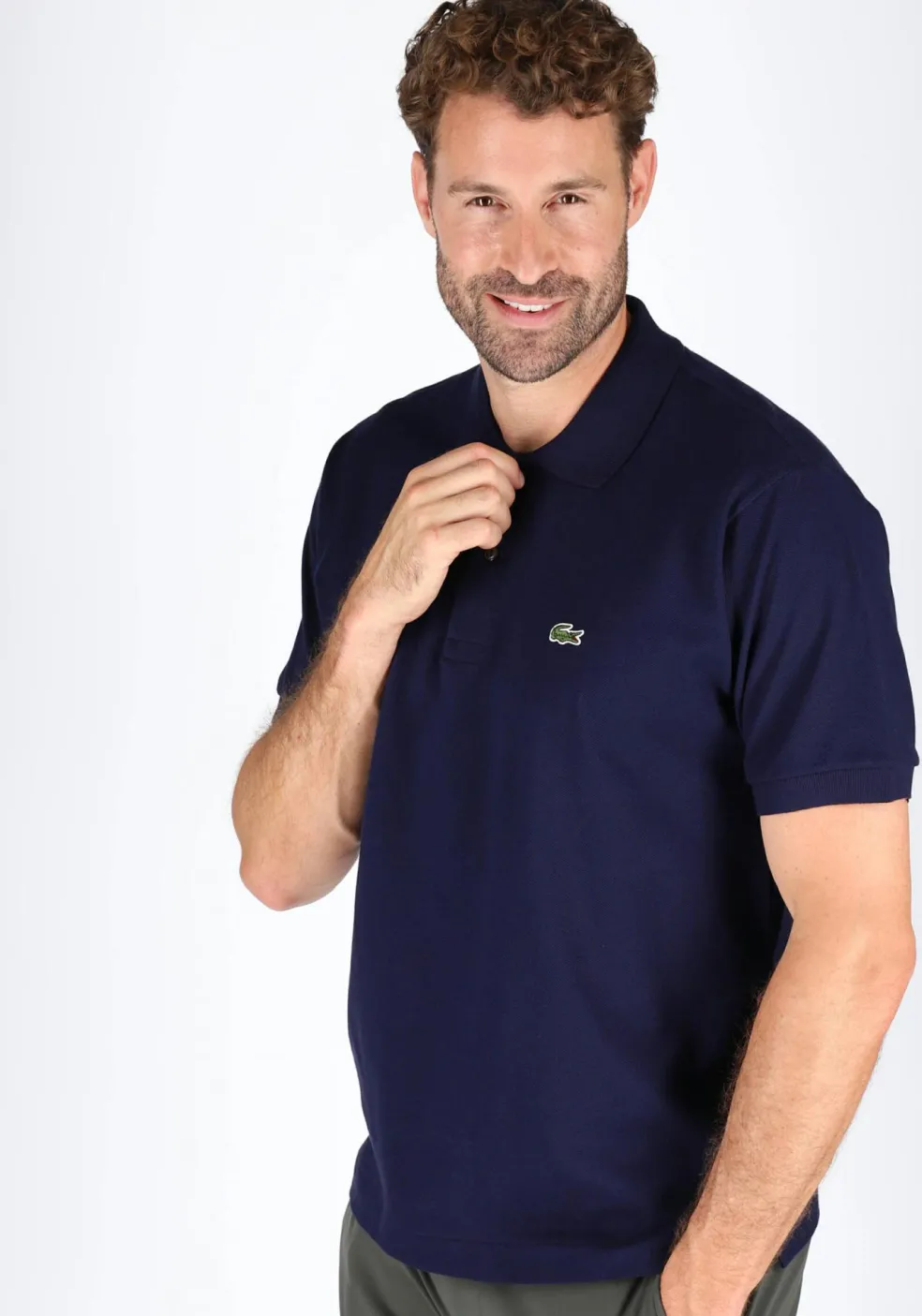 Lacoste Classic Fit polo, marine blauw