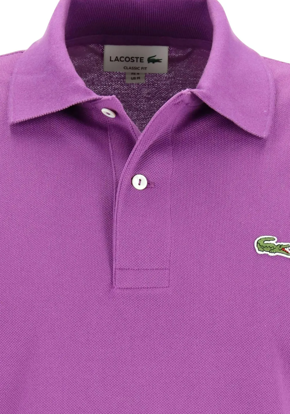 Lacoste Classic Fit polo, mauve paars