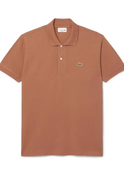 Lacoste Classic Fit polo, melkchocolade bruin