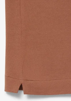 Lacoste Classic Fit polo, melkchocolade bruin