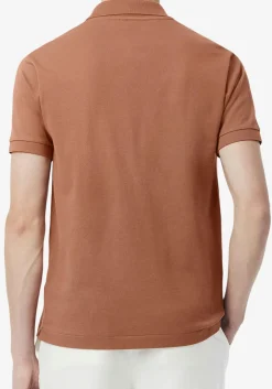 Lacoste Classic Fit polo, melkchocolade bruin