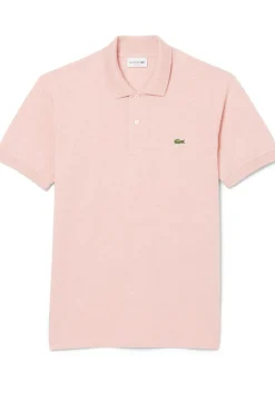 Lacoste Classic Fit polo, roze melange