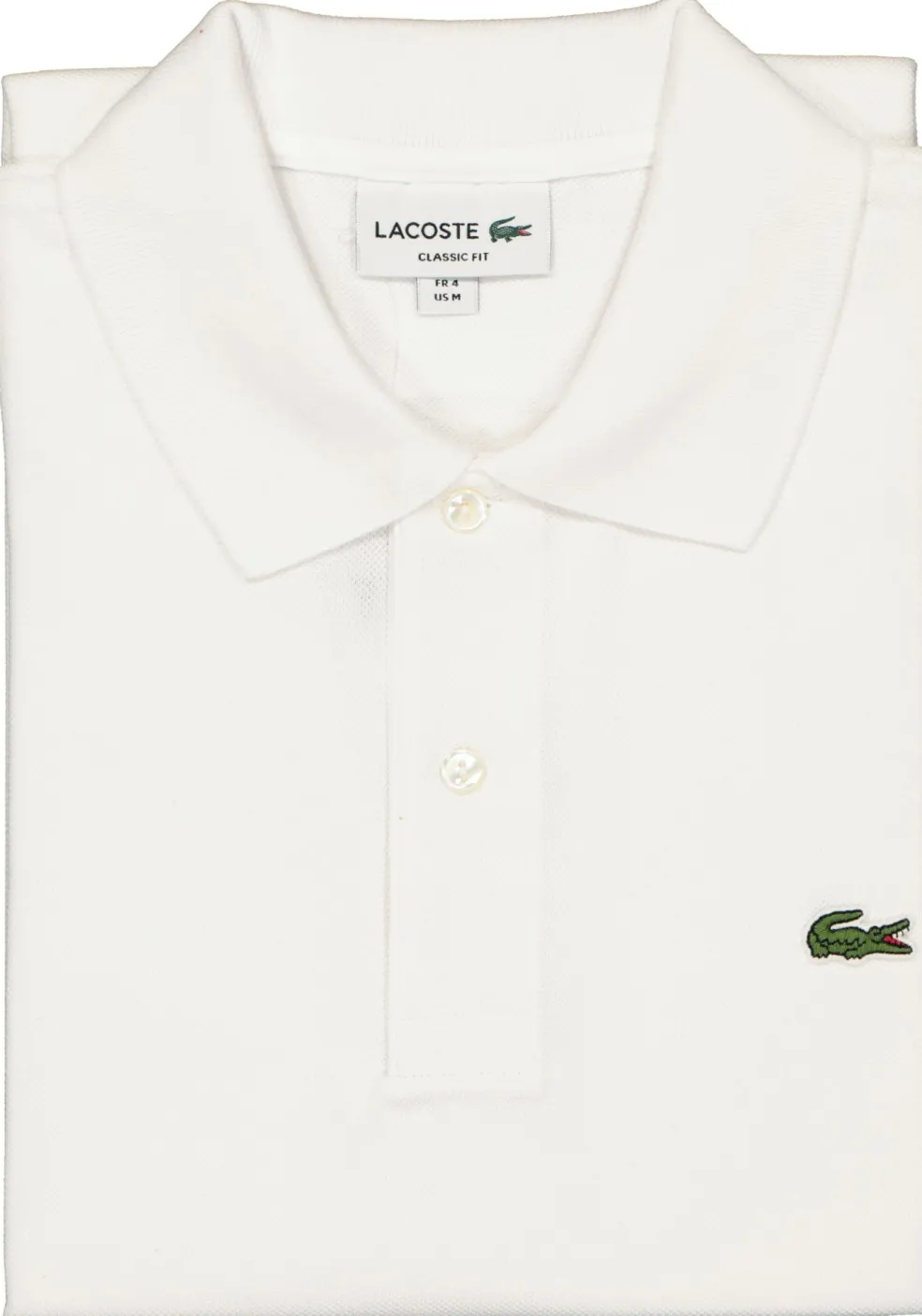 Lacoste Classic Fit polo, wit
