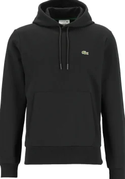 Lacoste heren hoodie sweatshirt, zwart
