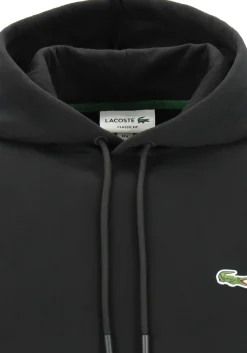 Lacoste heren hoodie sweatshirt, zwart