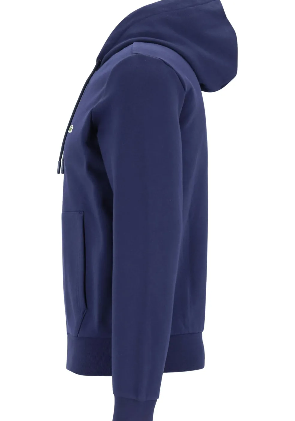 Lacoste heren hoodie sweatsvest, met rits, navy blauw