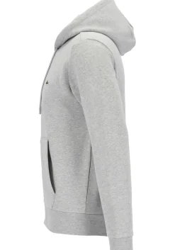 Lacoste heren hoodie sweatsvest, lichtgrijs melange