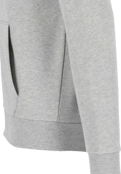 Lacoste heren hoodie sweatsvest, lichtgrijs melange
