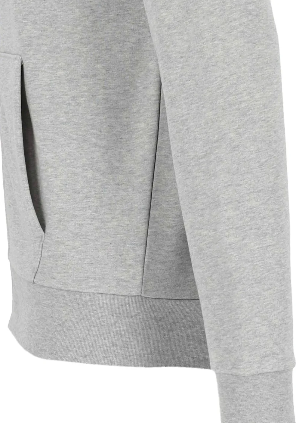 Lacoste heren hoodie sweatsvest, lichtgrijs melange