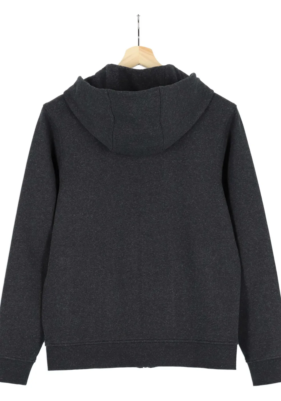 Lacoste heren hoodie sweatvest, met rits, antraciet grijs