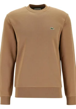 Lacoste heren sweatshirt, lichtbruin, Cookie