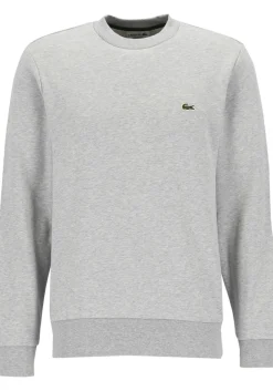 Lacoste heren sweatshirt, lichtgrijs melange