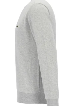 Lacoste heren sweatshirt, lichtgrijs melange
