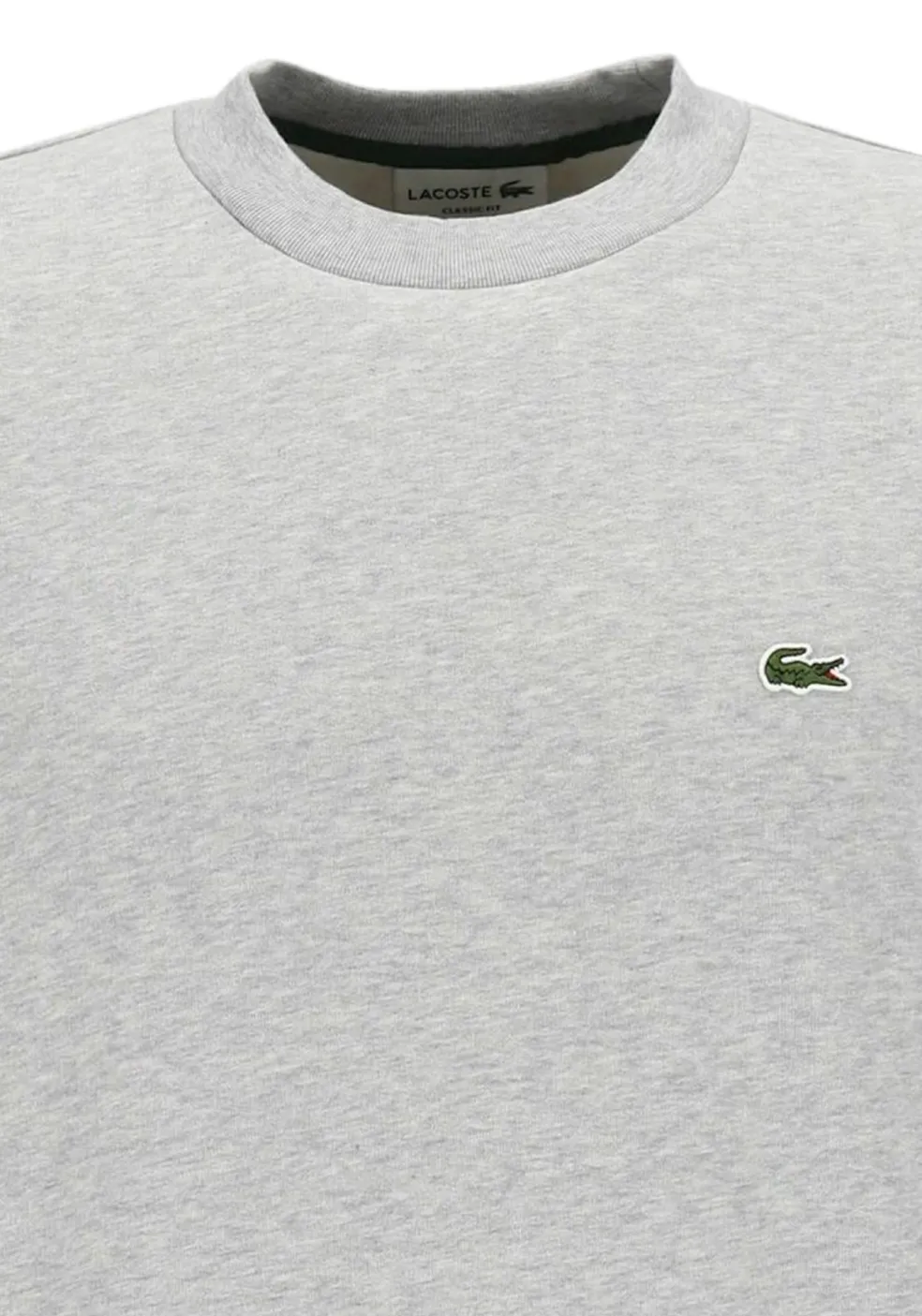 Lacoste heren sweatshirt, lichtgrijs melange