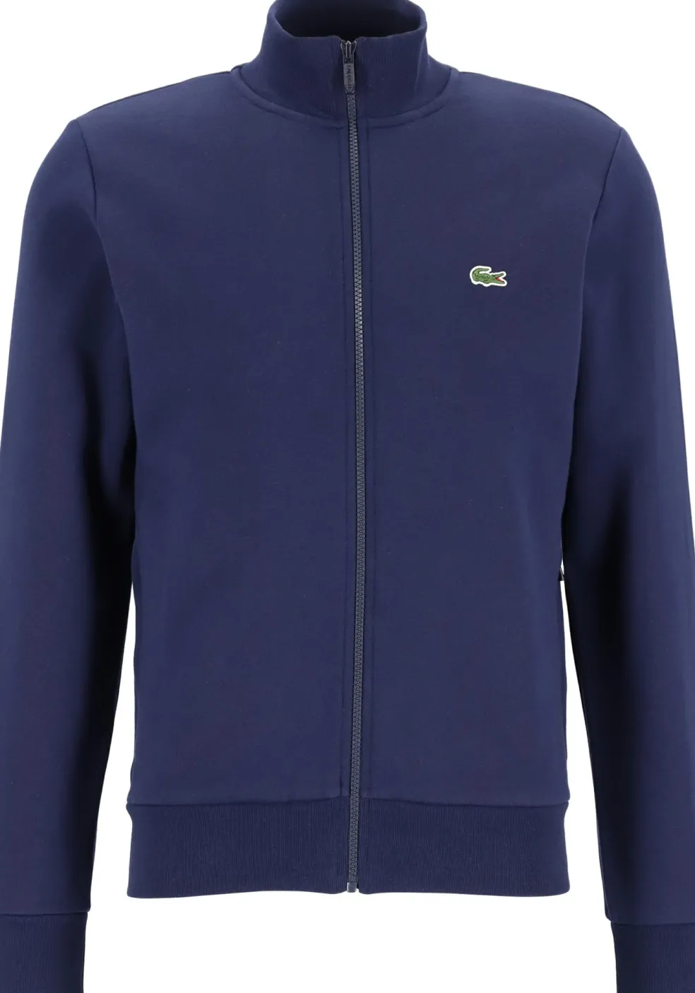 Lacoste heren sweatvest, met rits, navy blauw