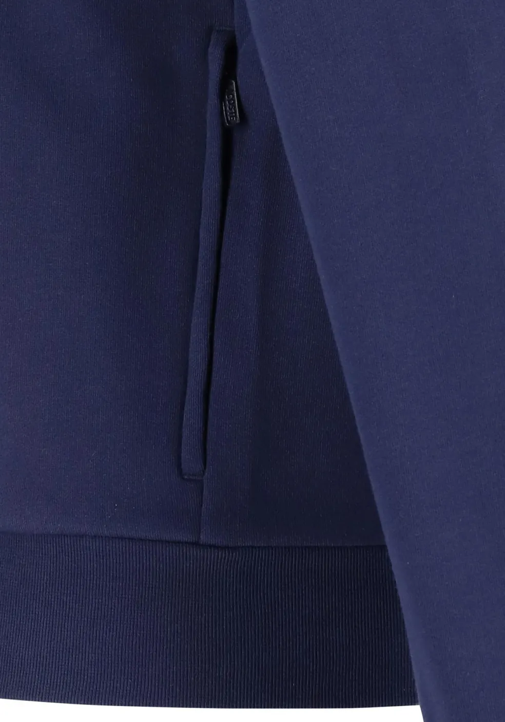 Lacoste heren sweatvest, met rits, navy blauw
