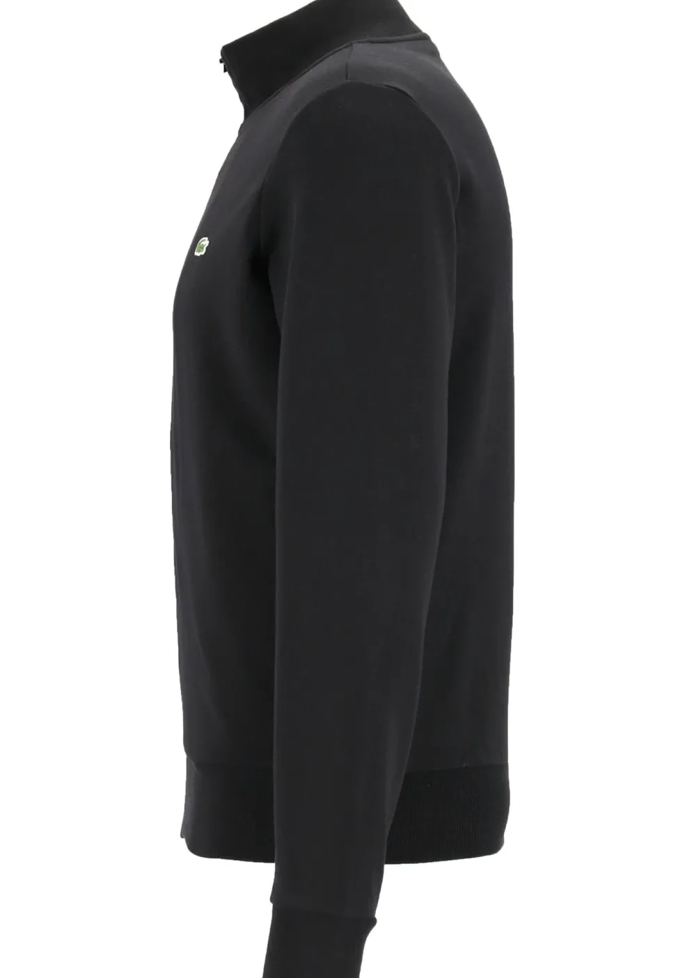 Lacoste heren sweatvest, met rits, zwart