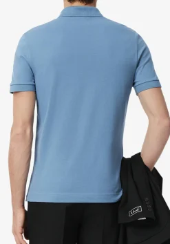 Lacoste Paris Stretch Pique Polo Regular Fit, leisteen blauw grijs