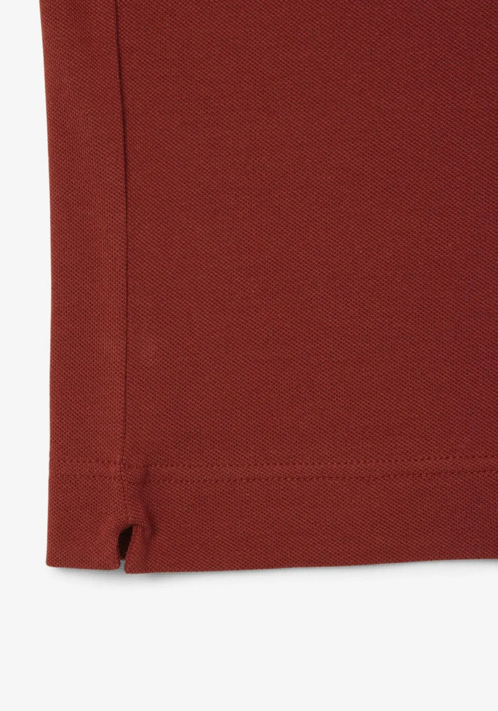 Lacoste Paris Stretch Pique Polo Regular Fit, roodbruin
