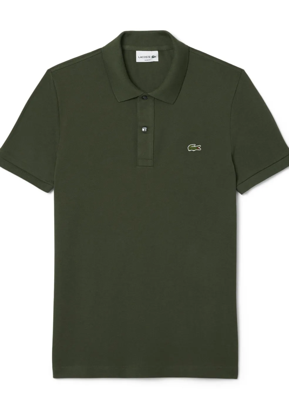 Lacoste Slim Fit polo, army groen