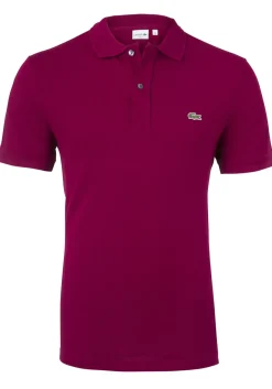 Lacoste Slim Fit polo, bordeaux rood