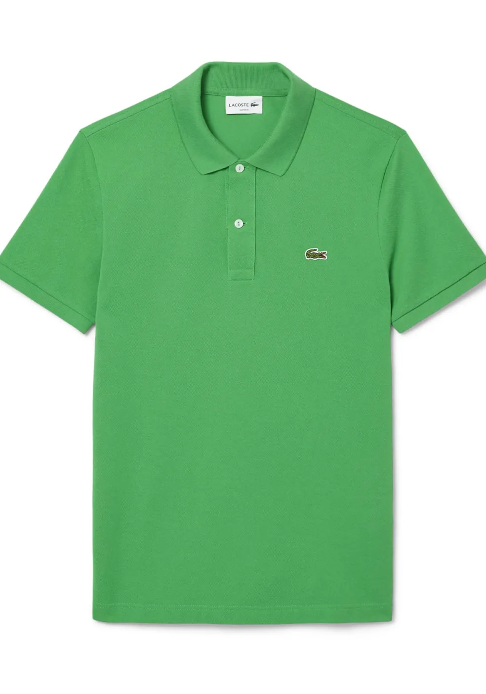 Lacoste Slim Fit polo, calathea groen