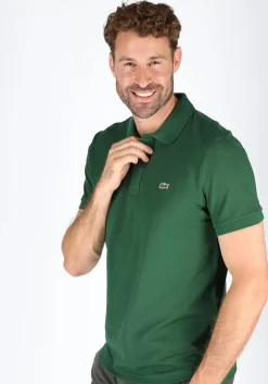 Lacoste Slim Fit polo, donker groen