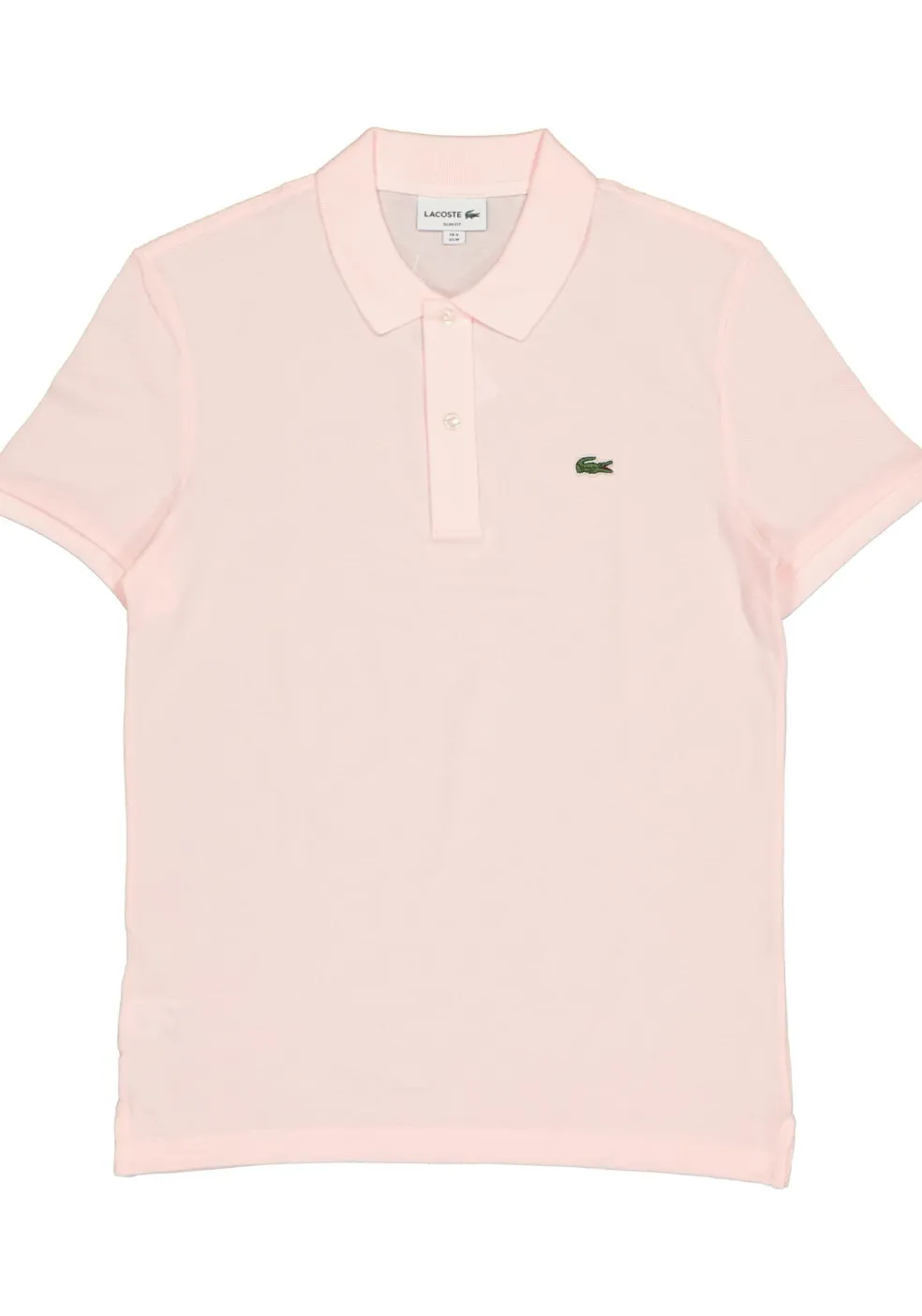 Lacoste Slim Fit polo, flamingo roze