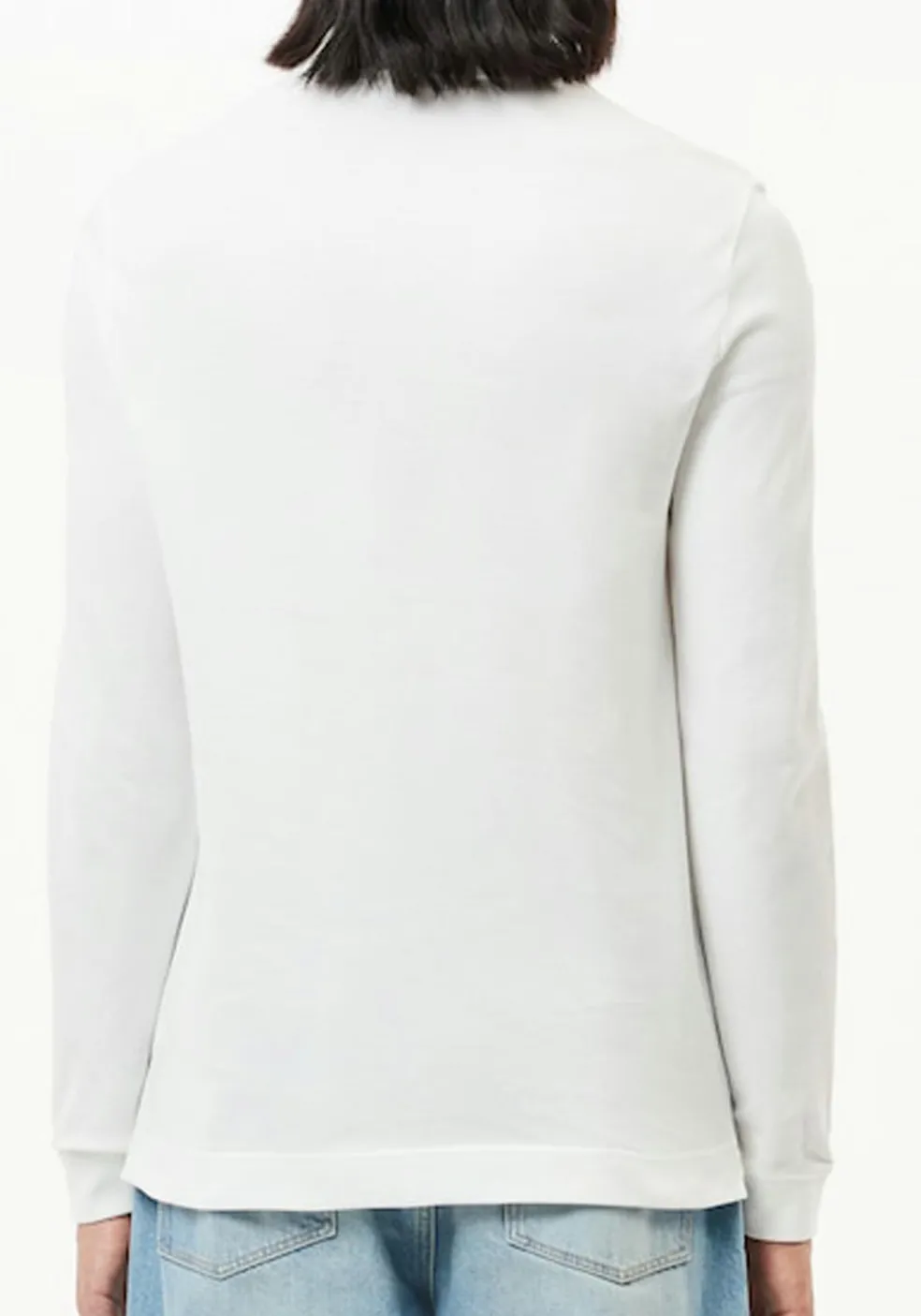 Lacoste Slim Fit polo lange mouw, wit