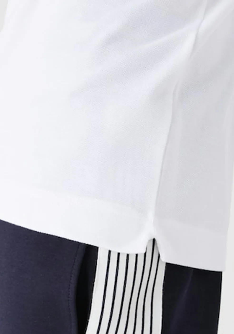 Lacoste Slim Fit polo lange mouw, wit