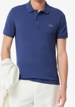 Lacoste Slim Fit polo, primula blauw