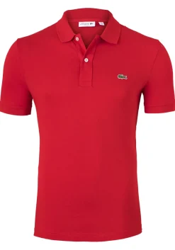 Lacoste Slim Fit polo, rood