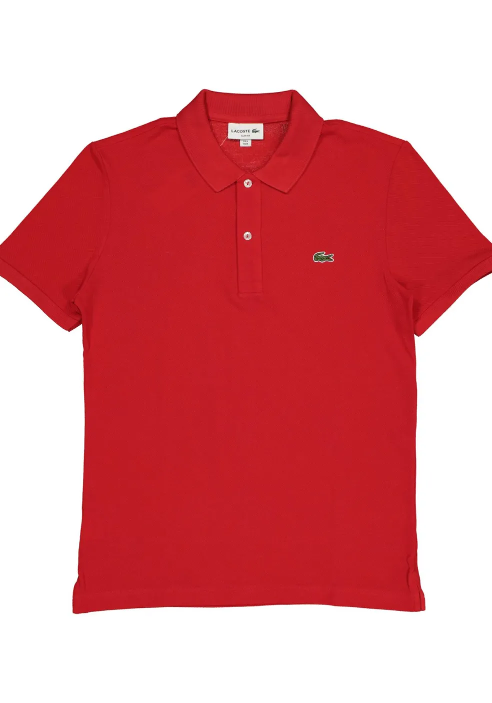 Lacoste Slim Fit polo, rood