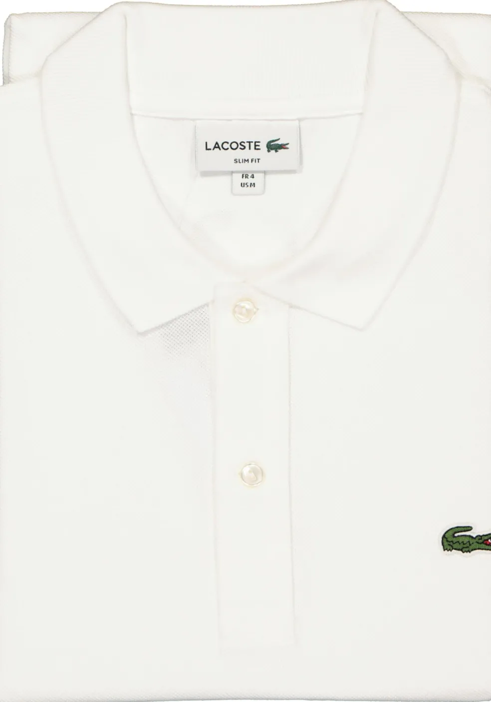 Lacoste Slim Fit polo, wit