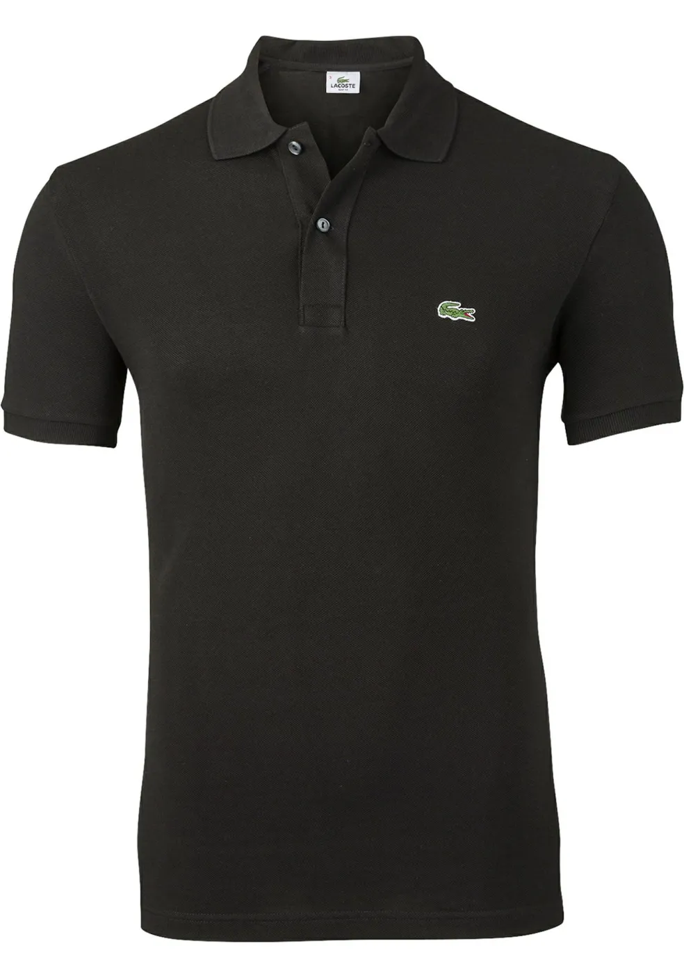 Lacoste Slim Fit polo, zwart
