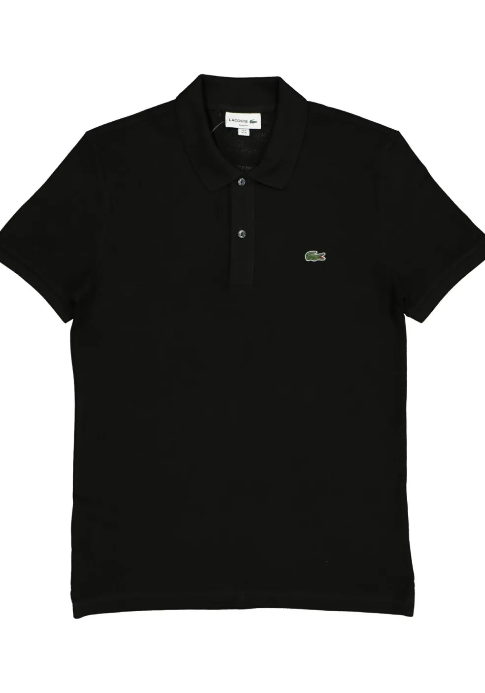 Lacoste Slim Fit polo, zwart