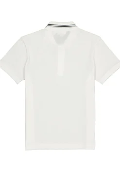 Lacoste Sport polo Regular Fit, super light knit, wit met zwart
