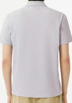 Lacoste Sport Polo Regular Fit stretch, lichtgrijs melange