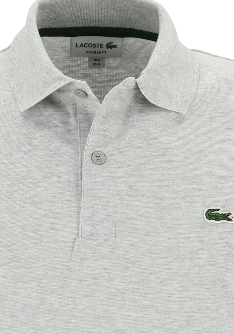 Lacoste Sport Polo Regular Fit stretch, lichtgrijs melange